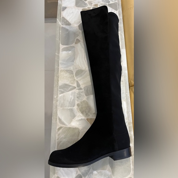 NWOT | Stuart Weitzman 5050 Black Suede
Boots | Size 8.5 Wide - Picture 11 of 15